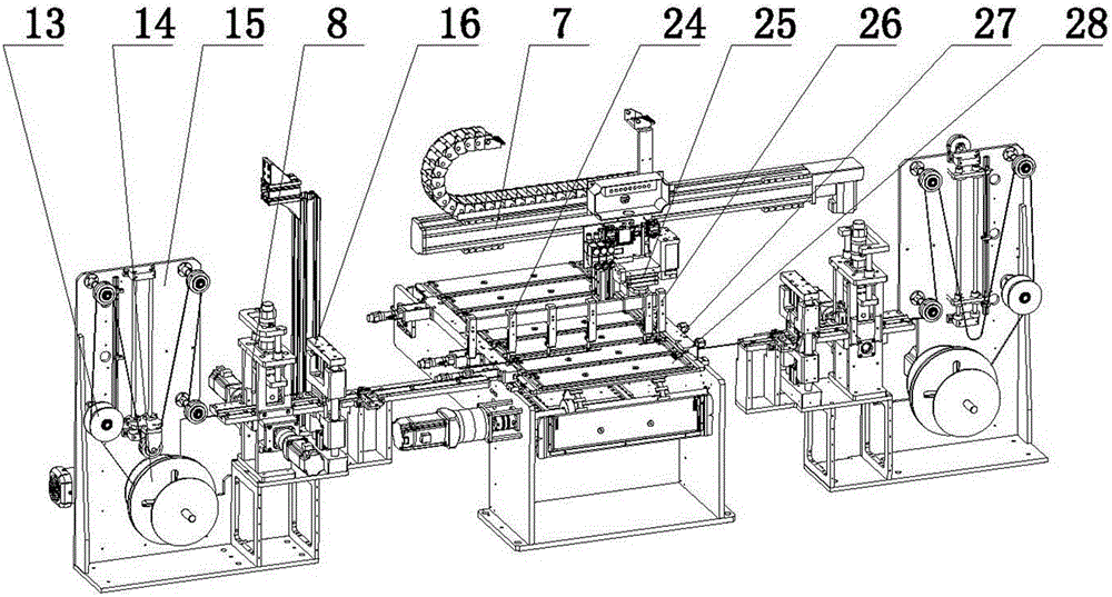 Automatic battery string bus bar welding machine