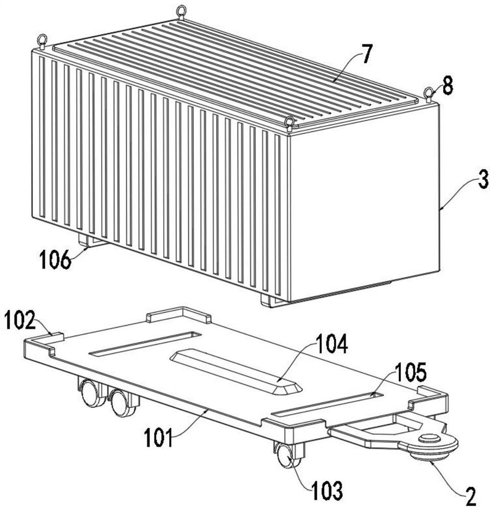 A logistics transportation device for e-commerce Internet of Things