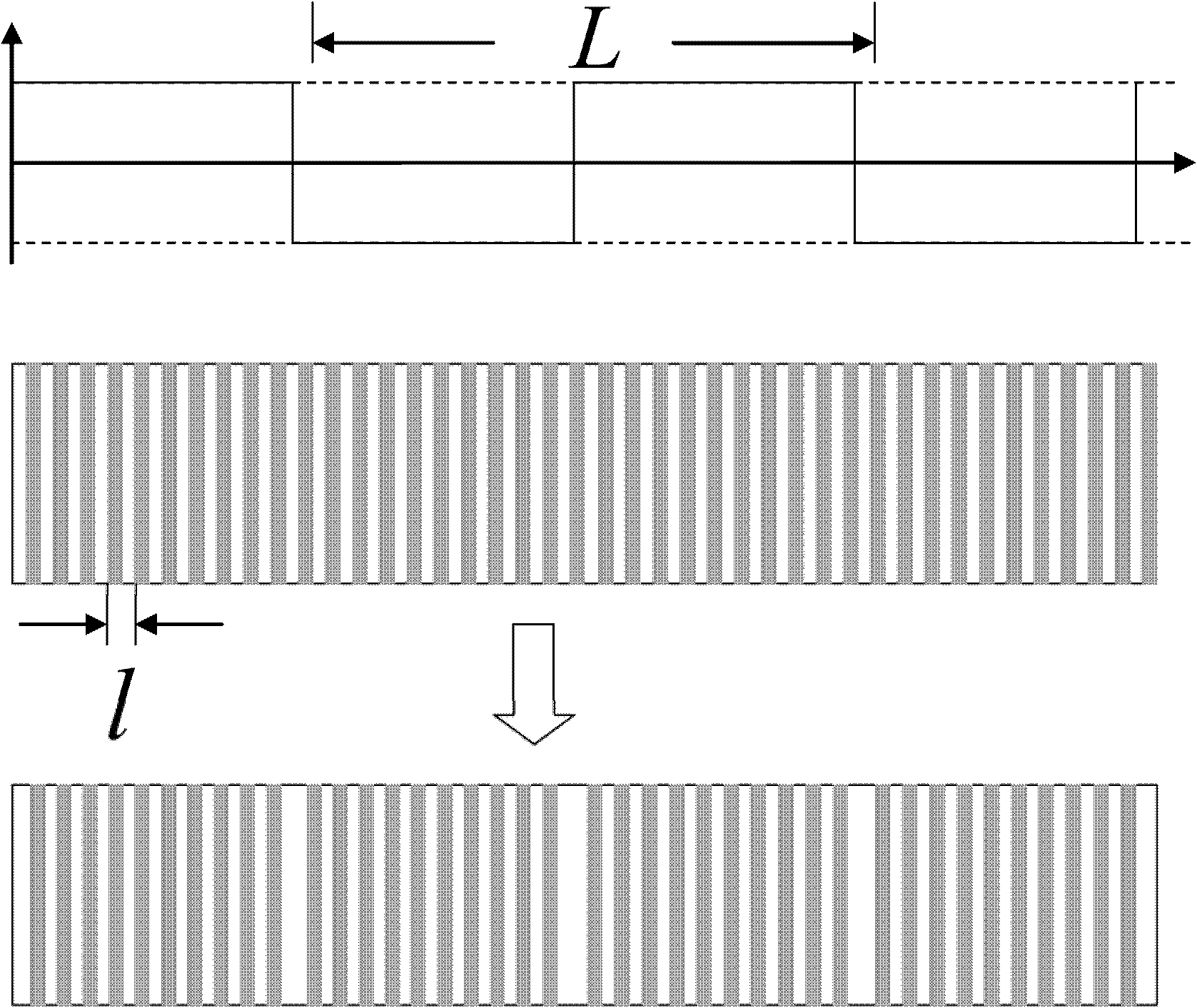 Infrared laser in ultra quantum conversion limit based on optic superlattice and construction method thereof