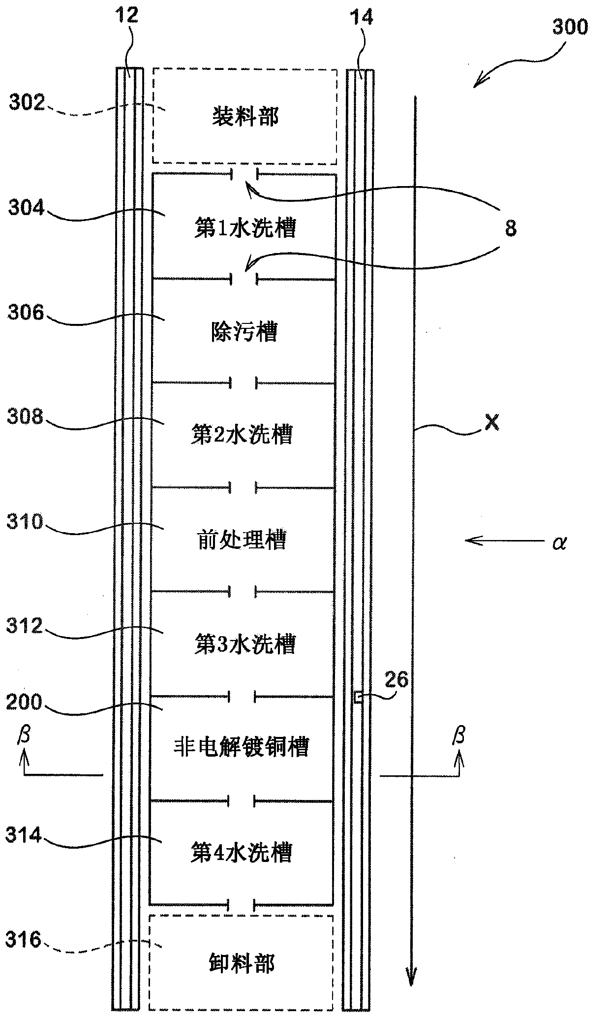 Surface treating apparatus, tank body and squirting device