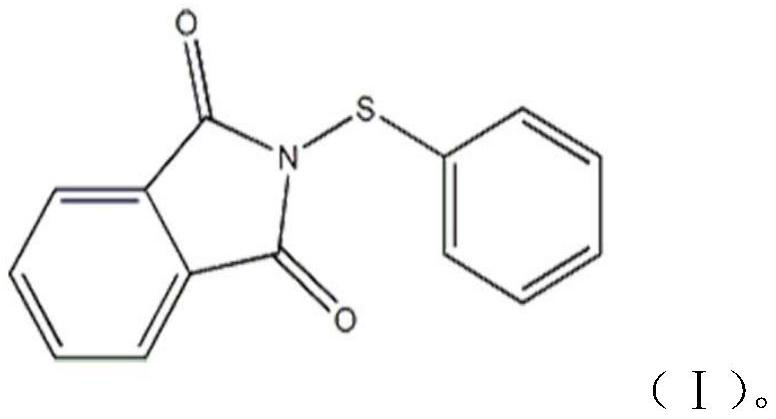 Application of n-(phenylthio)phthalimide in reducing wheat toxin content