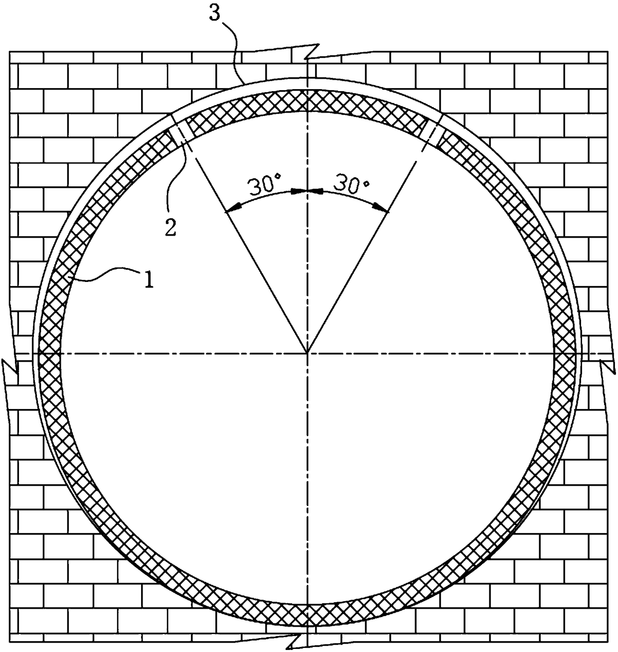 Test method of double shield TBM tunneling tunnel surrounding rock rebound value