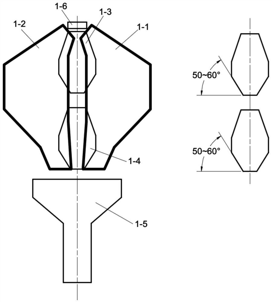 A system and method for mixing distribution of large and small tanks on the top of a blast furnace