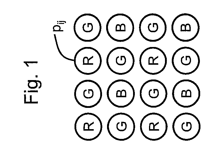 Method and device for reconstructing a color image