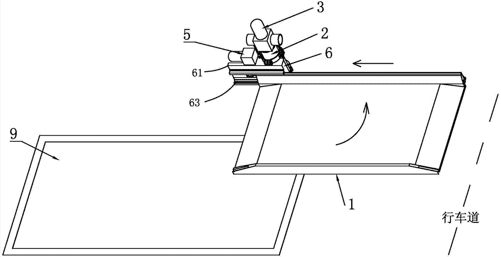 Three-dimensional parking device and car table plate thereof