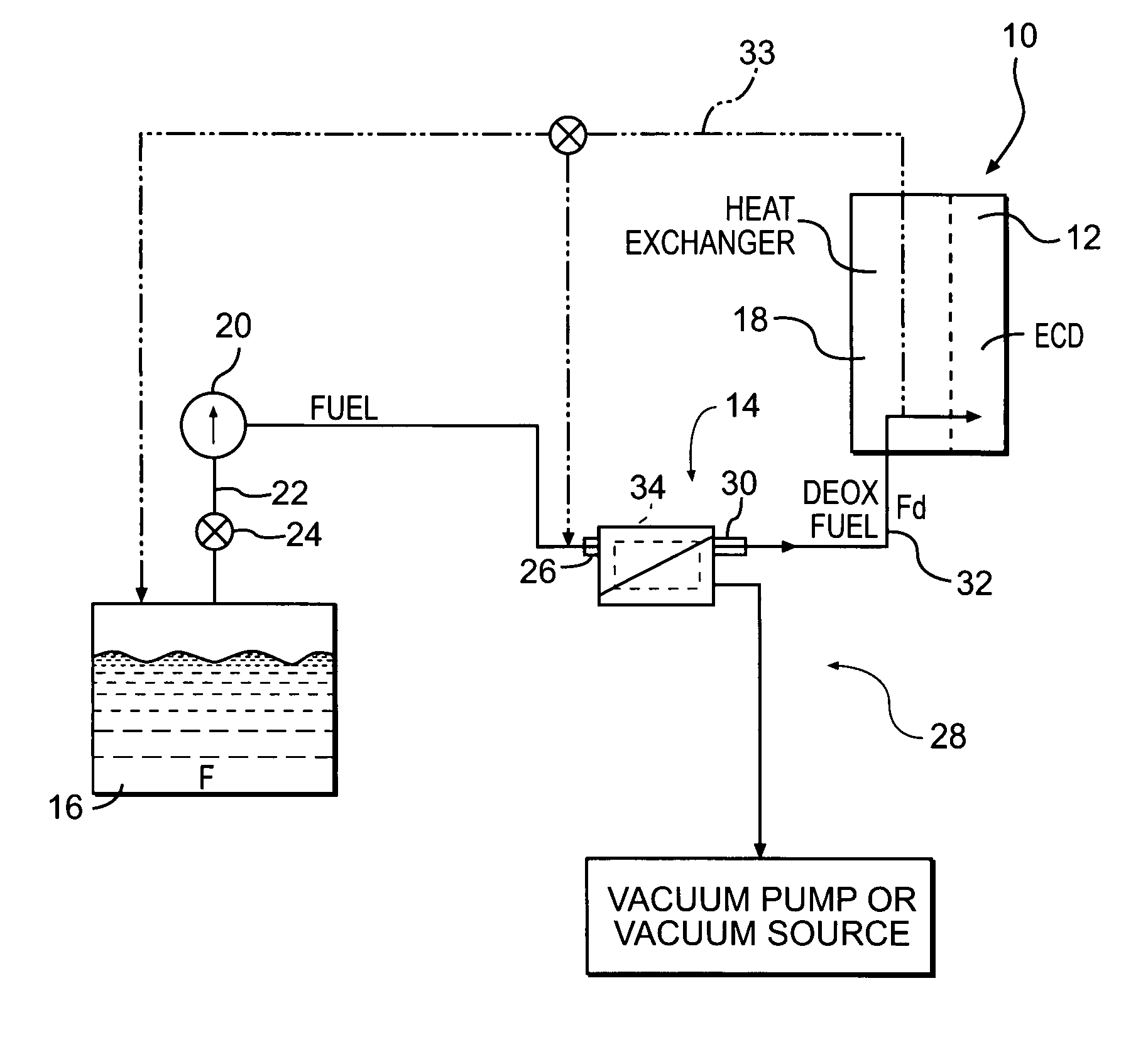 Fuel deoxygenation system with non-metallic fuel plate assembly