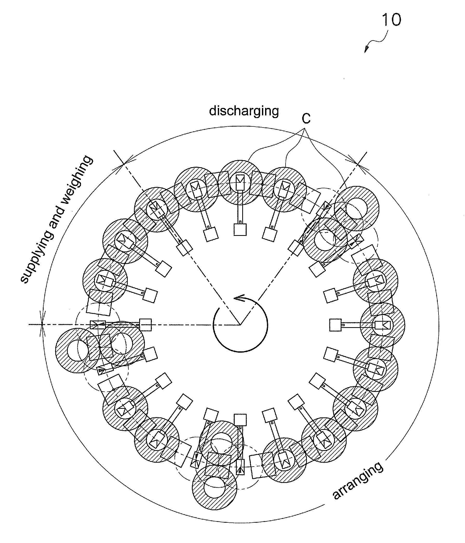 Conveying device, and combination weighing device and quality inspection device provided therewith