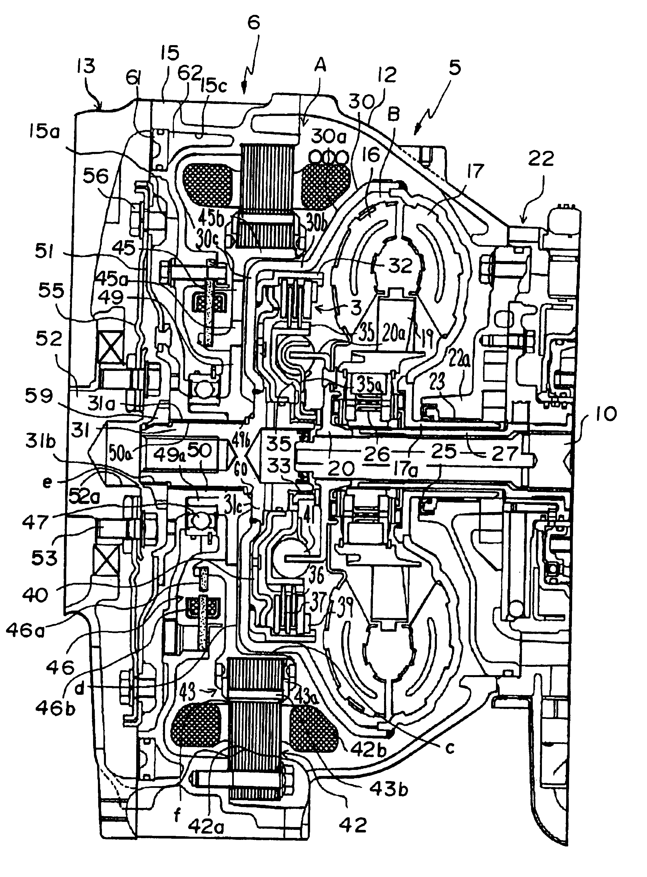 Hybrid-vehicle drive unit