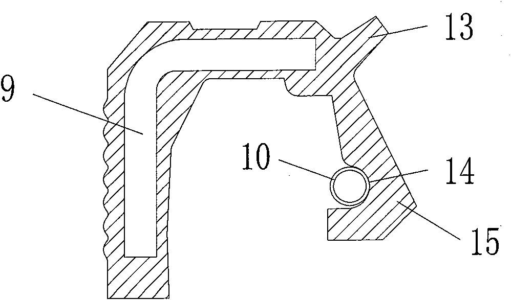 Mold for oil seal