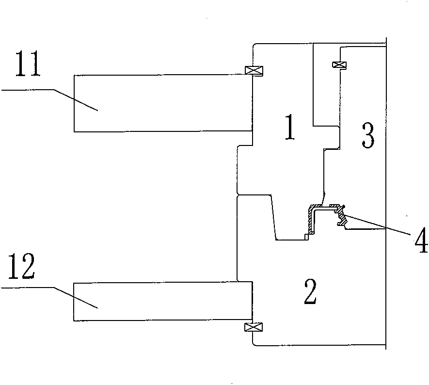 Mold for oil seal