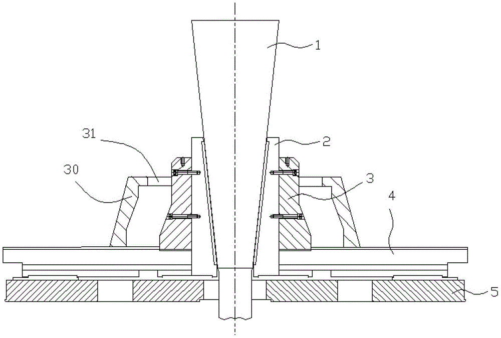 Method for thermal expansion of titanium alloy rectangular cross-section ring to form special-shaped cross-section ring