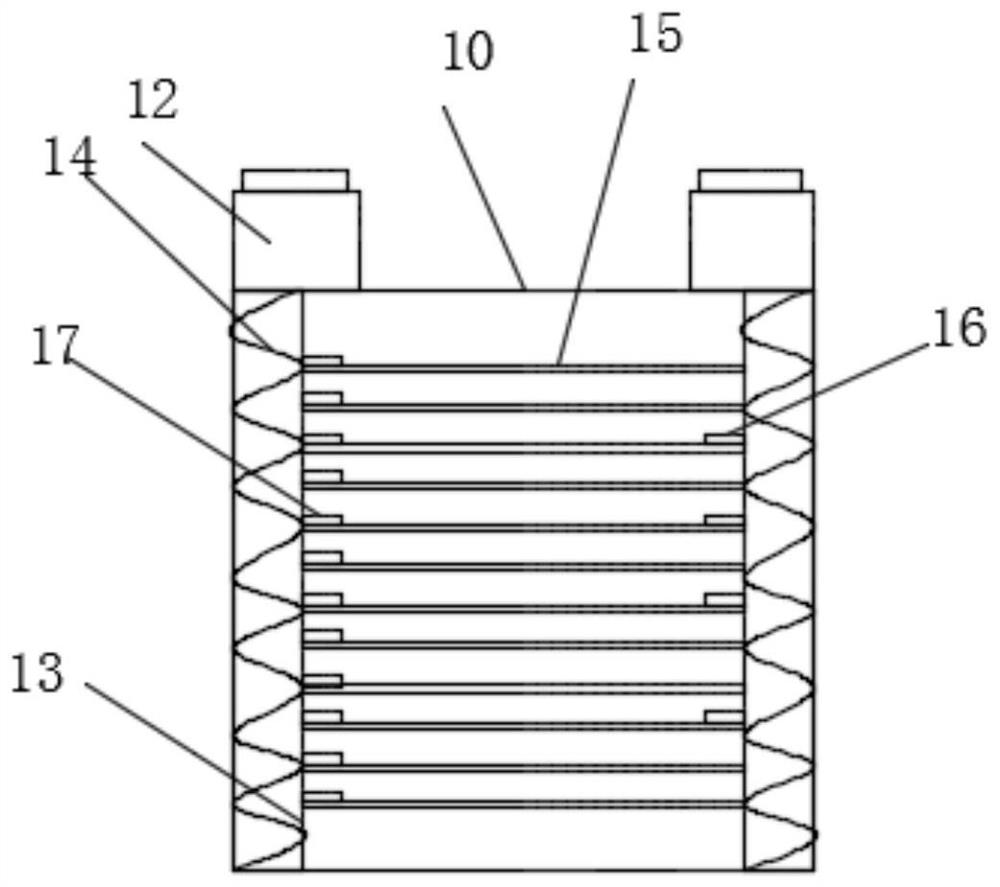 Drying device for paper product production