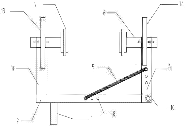 Covering yarn spinning cake special clamp