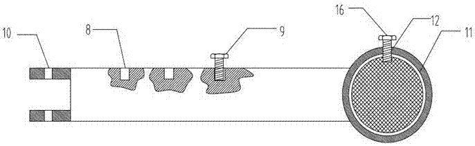 Covering yarn spinning cake special clamp