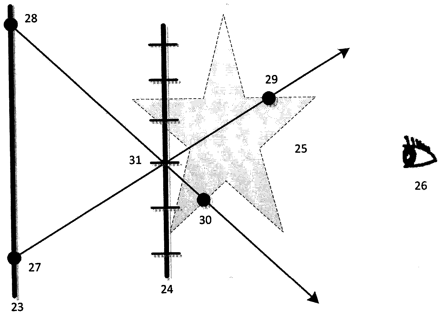 Monochrome full-parallax holographic three-dimensional one-step printer light path structure