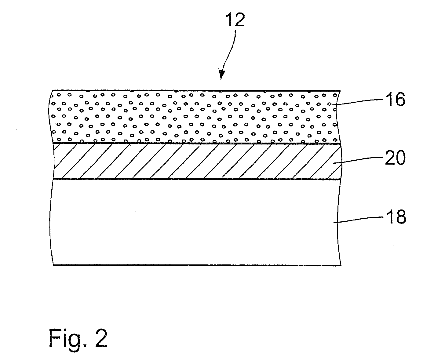 Endovascular implant with active coating