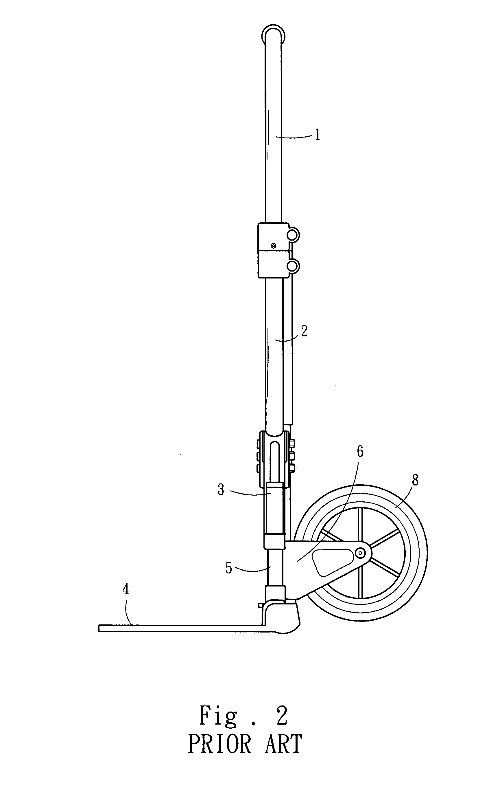 Foldable handcraft capable of being carried about on its wheels after being folded