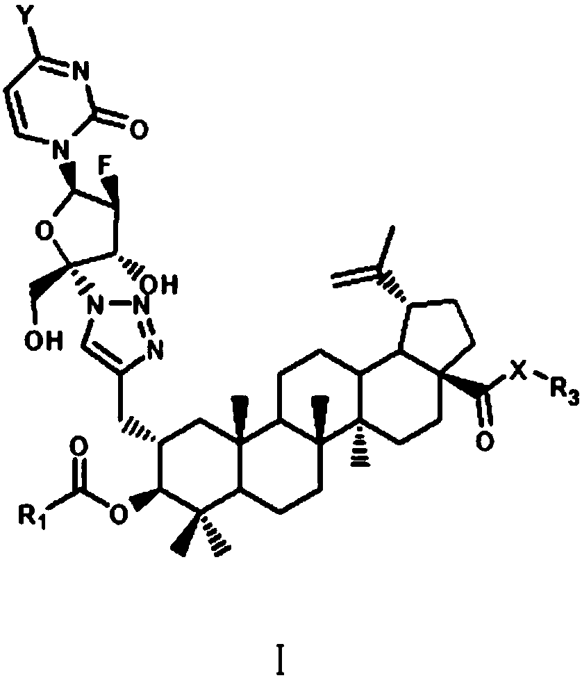 Betulinic acid derivative and synthesis method and application thereof