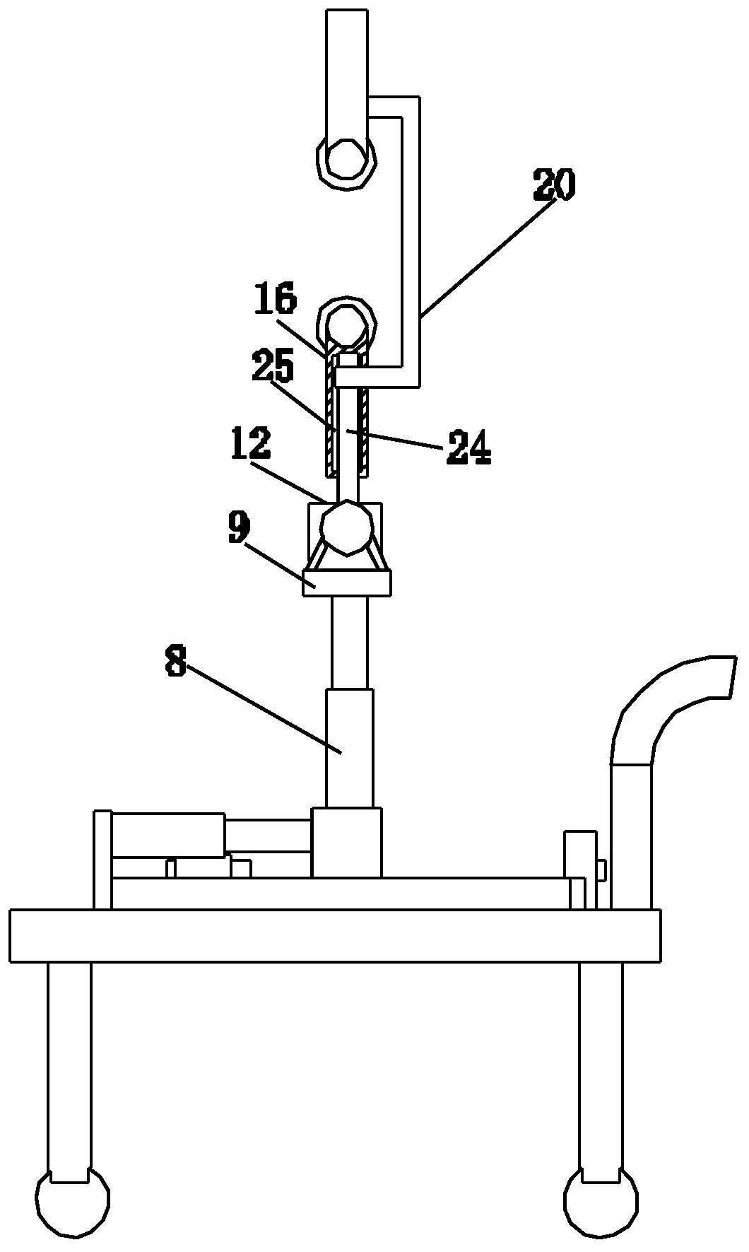 Deicing device for power transmission line