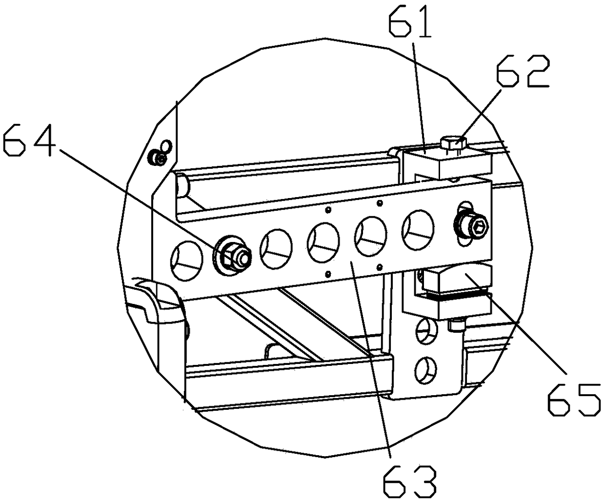 Automobile four-door hinge mounting harness and using method thereof