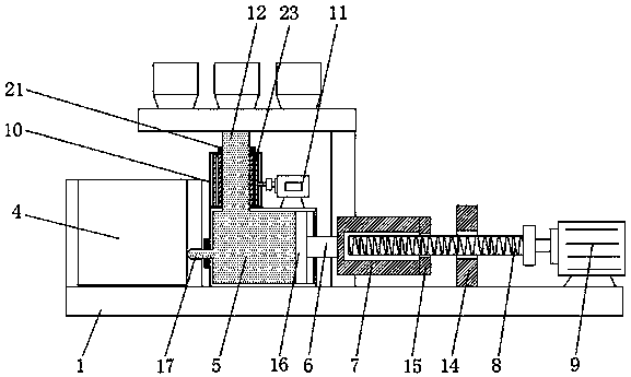 Injection molding machine for household appliance manufacturing