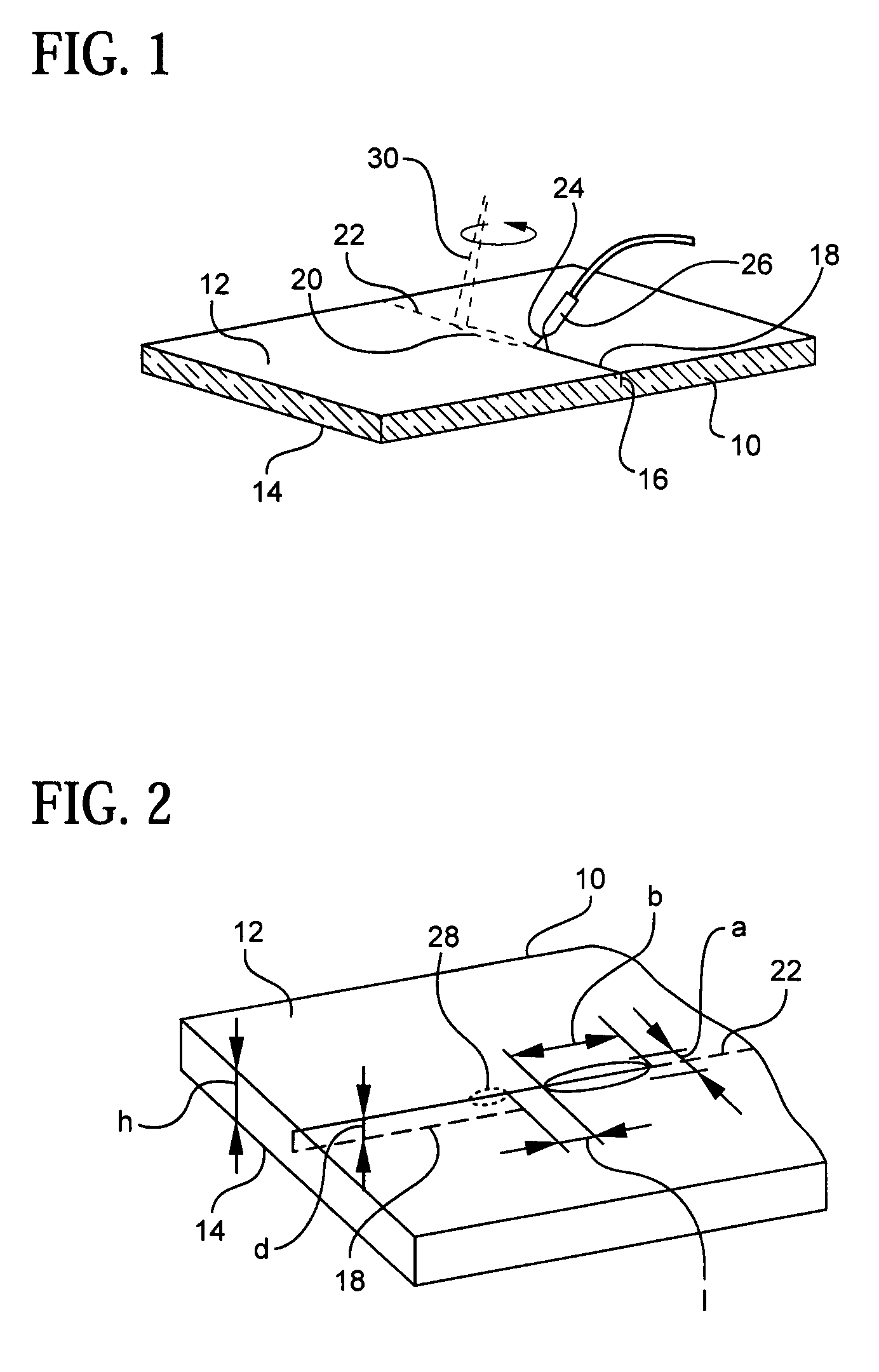 Process and apparatus for scoring a brittle material