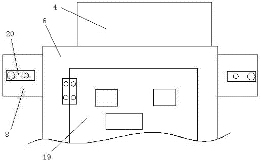 High-voltage power distribution cabinet provided with fire extinguishing device