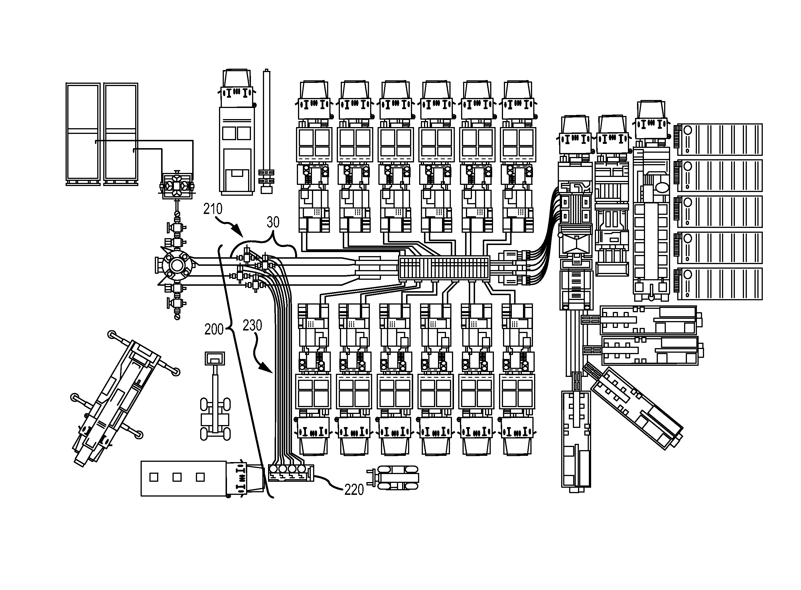 Remotely operated system for use in hydraulic fracturing of ground formations, and method of using same