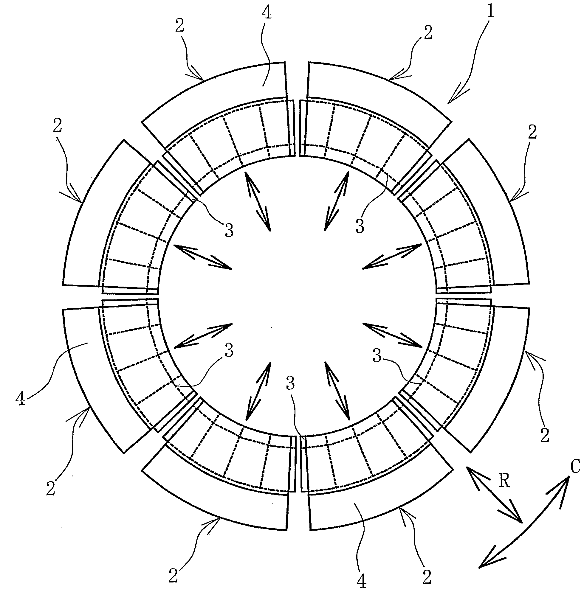 Tire vulcanization mold and manufacturing method therefor