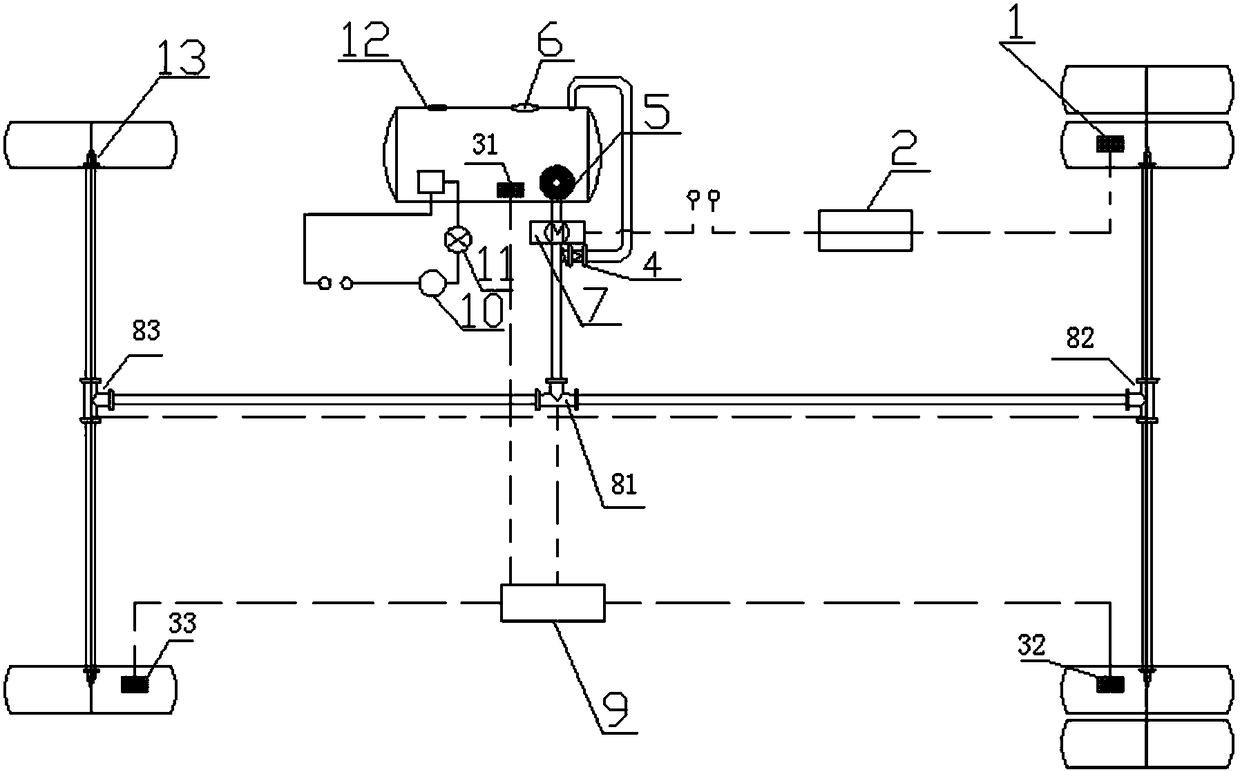 A drum brake automatic cooling system