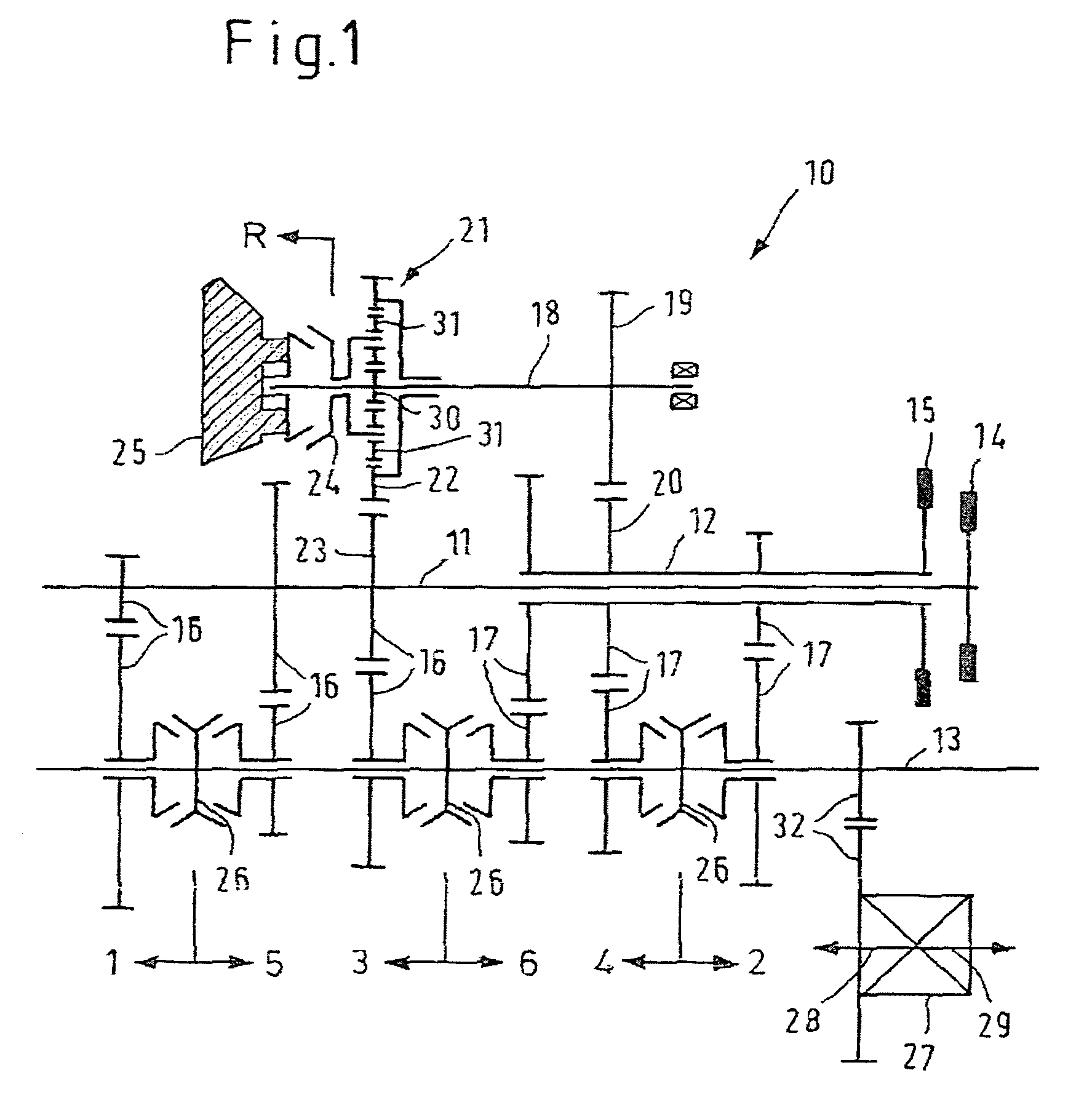 Automated gear transmission