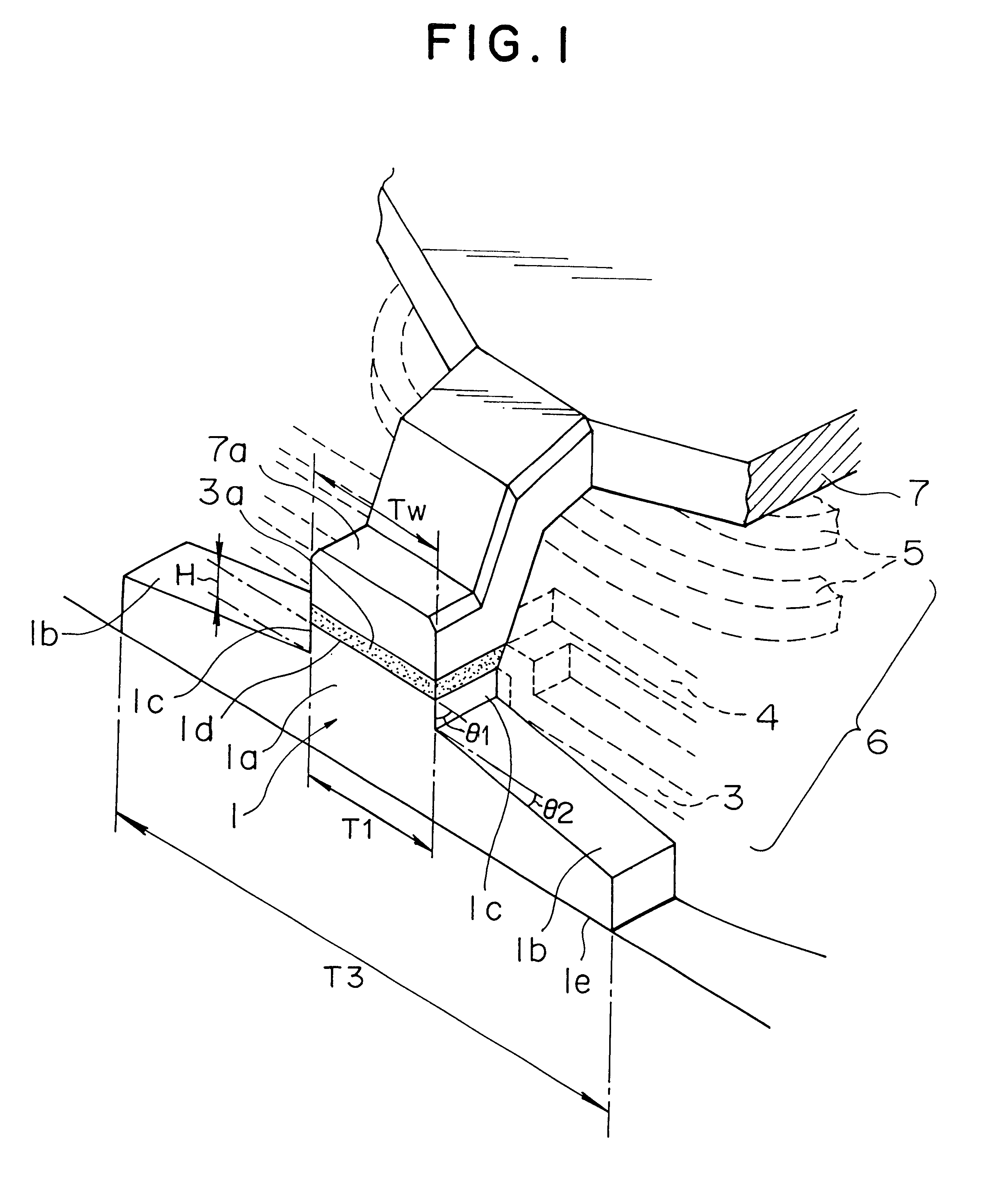 Combination read/write thin film magnetic head and its manufacturing method