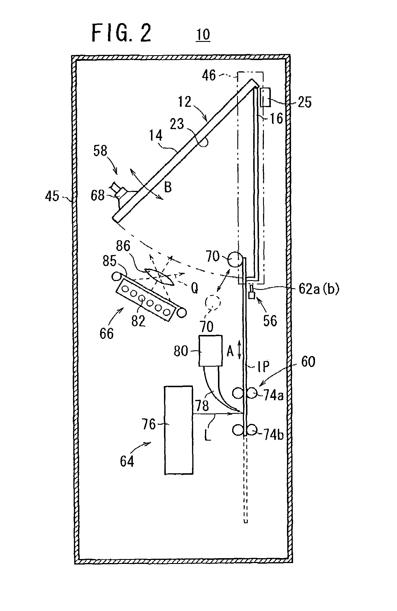 Apparatus for and method of reading and erasing radiation image information