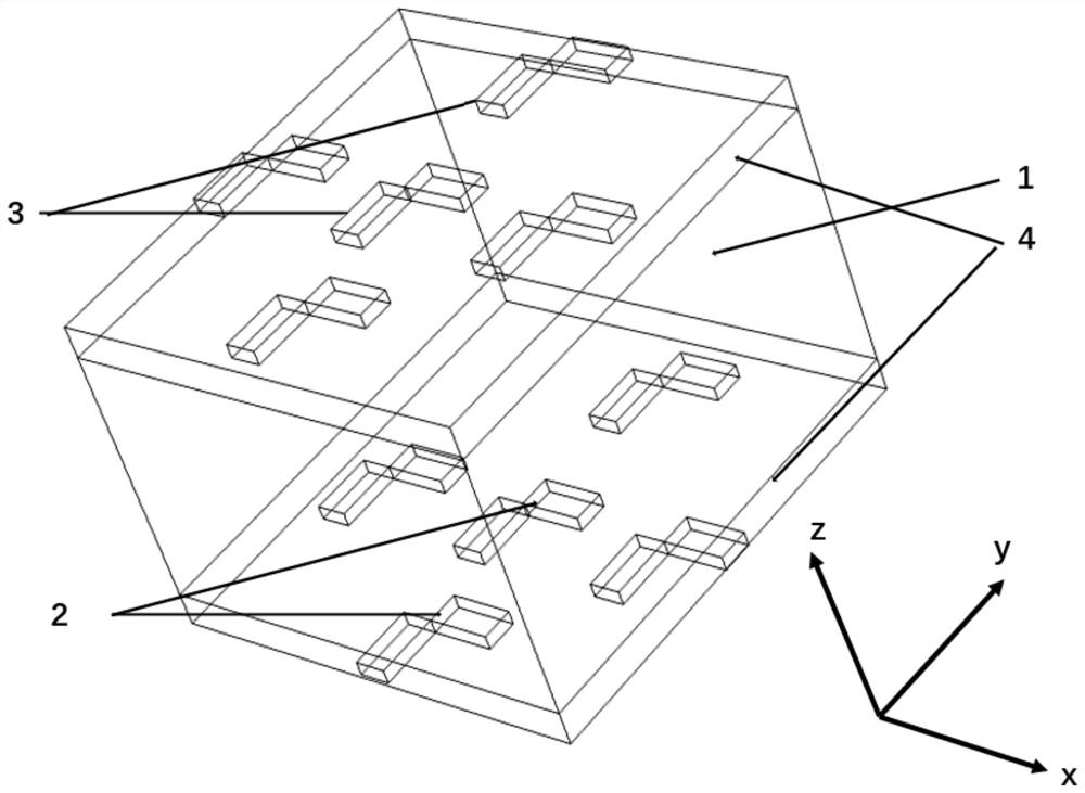 Micro electro mechanical system fluxgate geomagnetic tensor sensing chip