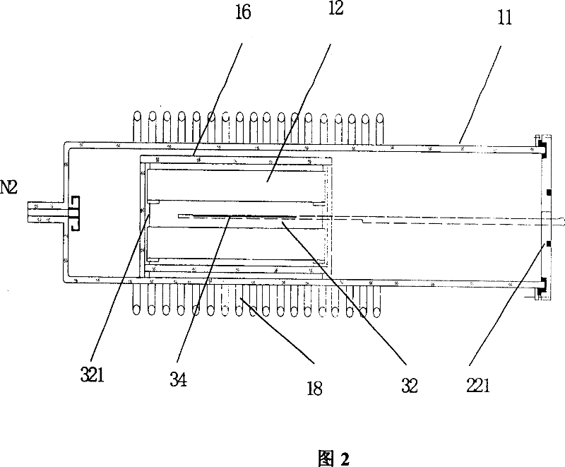 Fast semiconductor heat-treating facility with vertical heat treating chamber