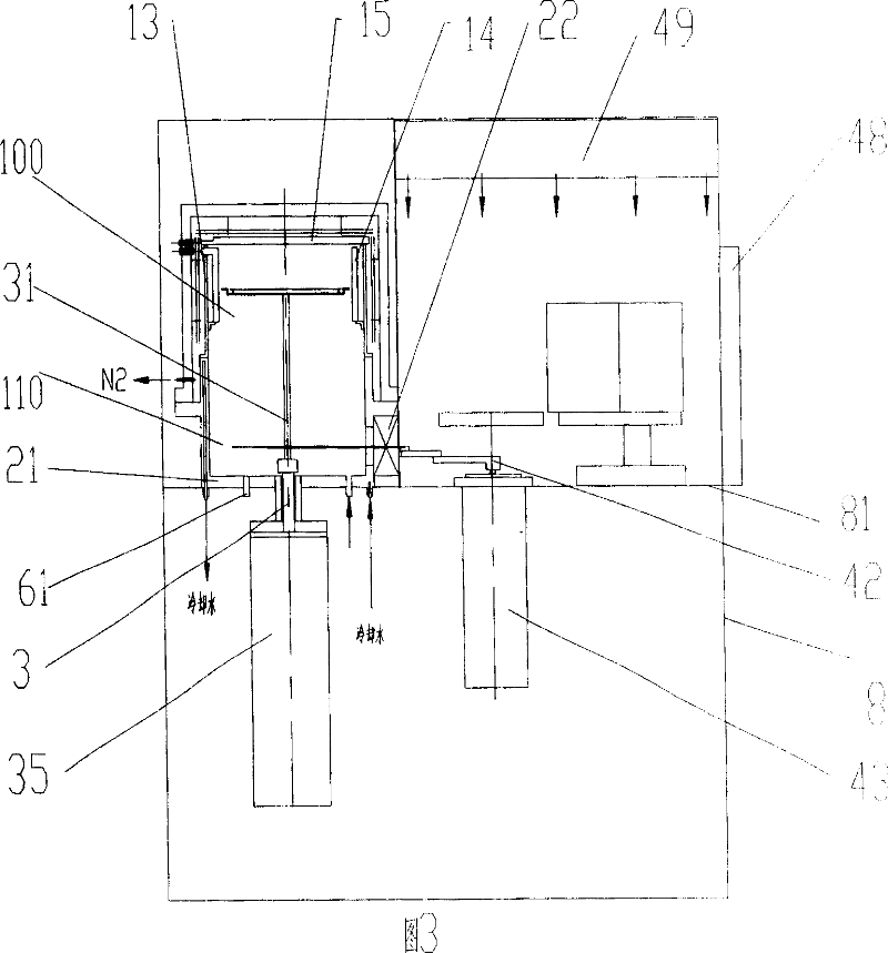 Fast semiconductor heat-treating facility with vertical heat treating chamber