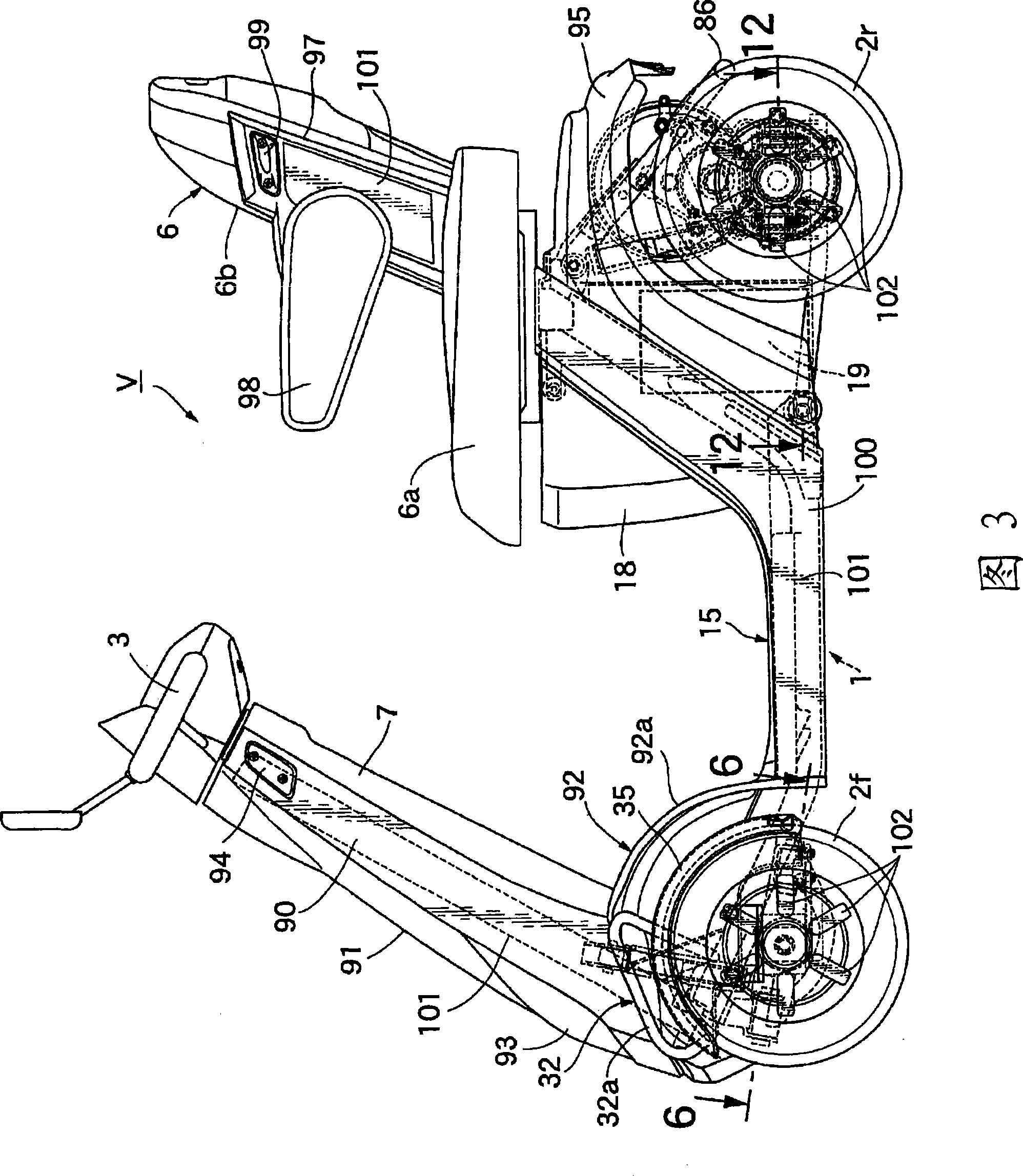 Small-sized vehicle