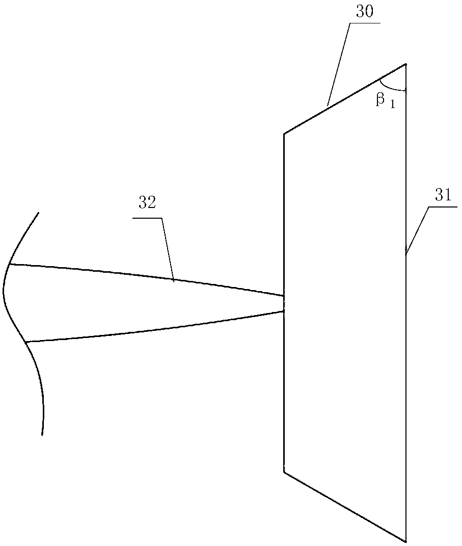 Clamp for measuring linearity of dovetail-shaped tenon of aeroengine blade