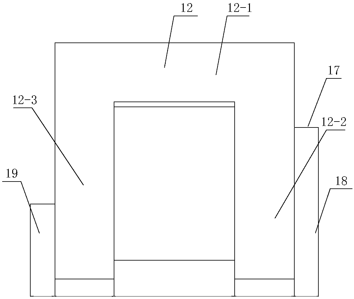 Clamp for measuring linearity of dovetail-shaped tenon of aeroengine blade