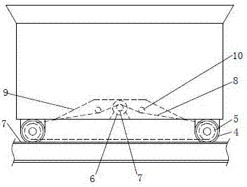 Discharging trolley for internal mixer