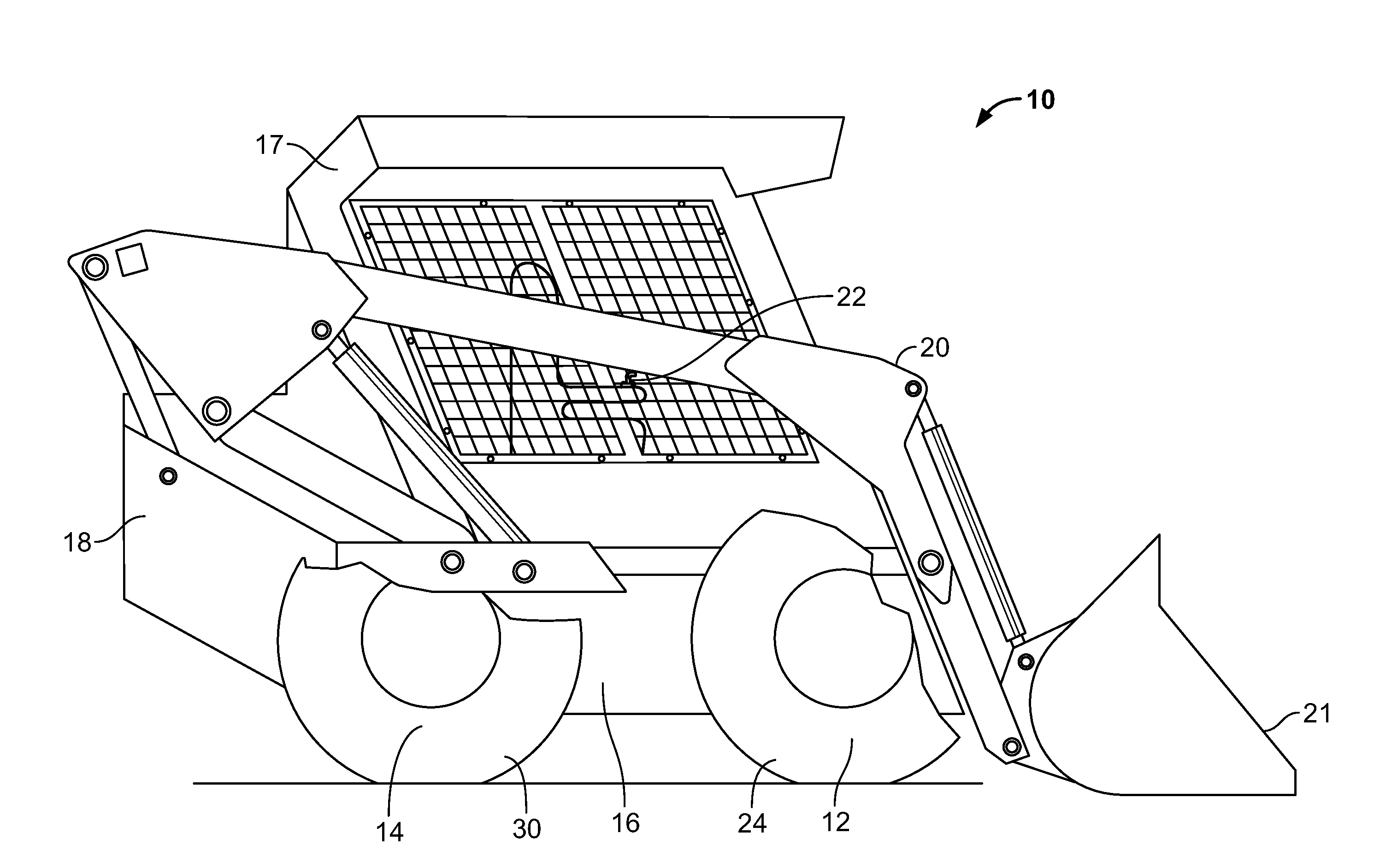 Electronic throttle on control handle