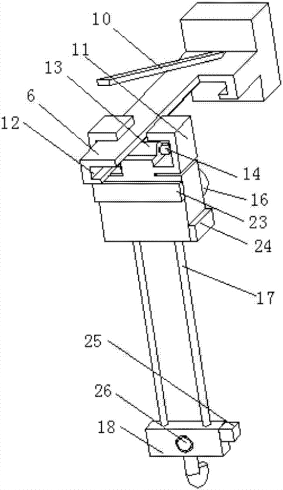 Accurately positioned tower crane