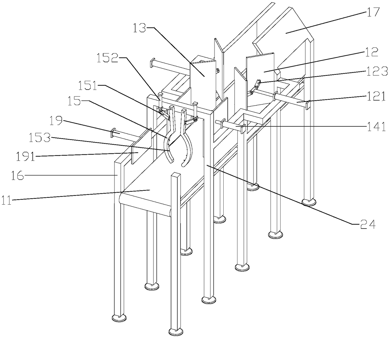 Live pig slaughtering equipment