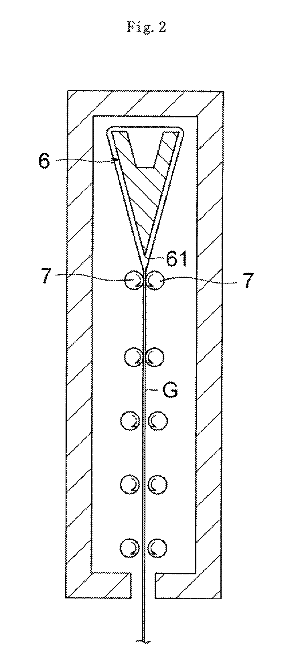 Method for producing glass film, method for treating glass film and glass film laminate