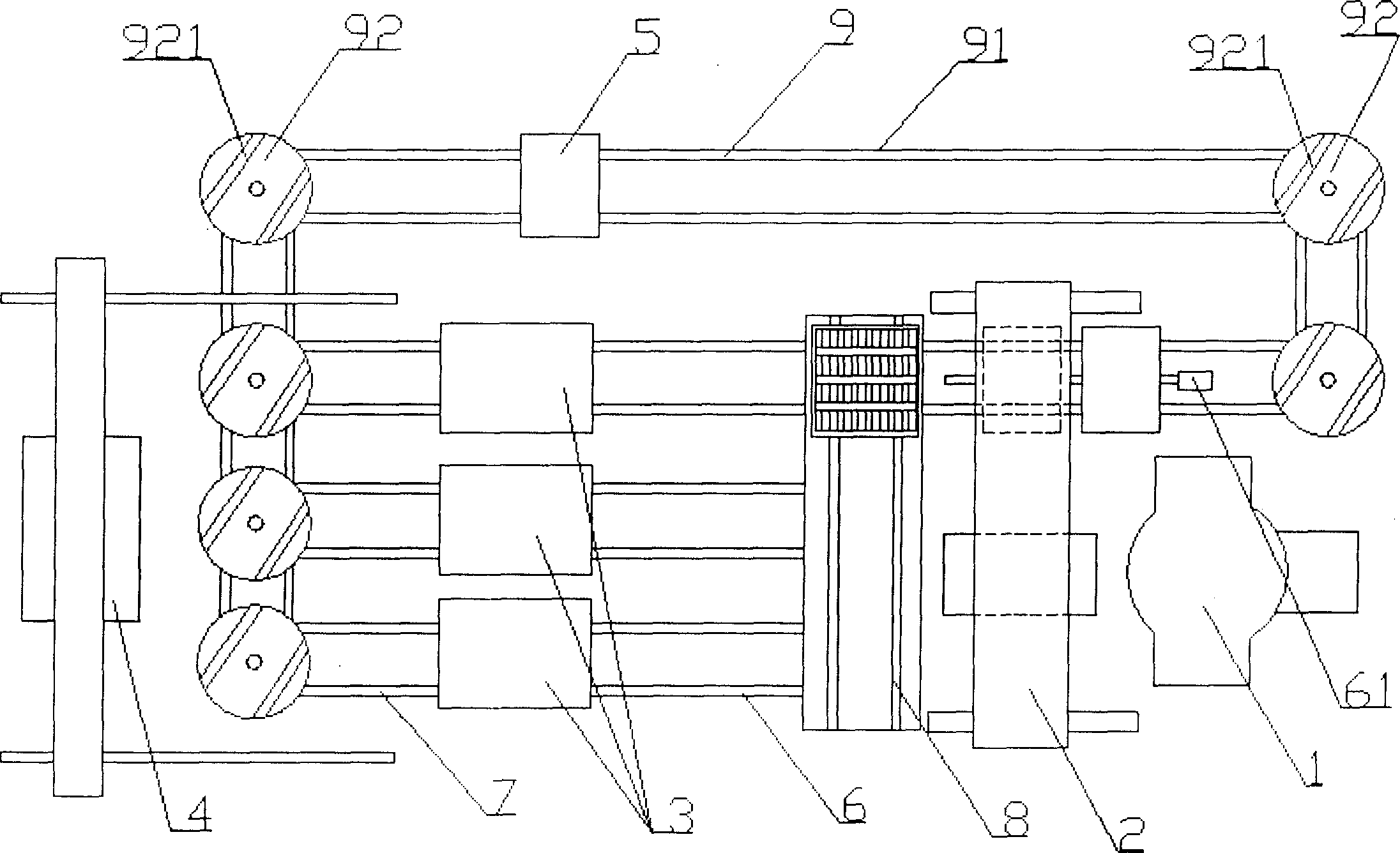 Automatic brick production line