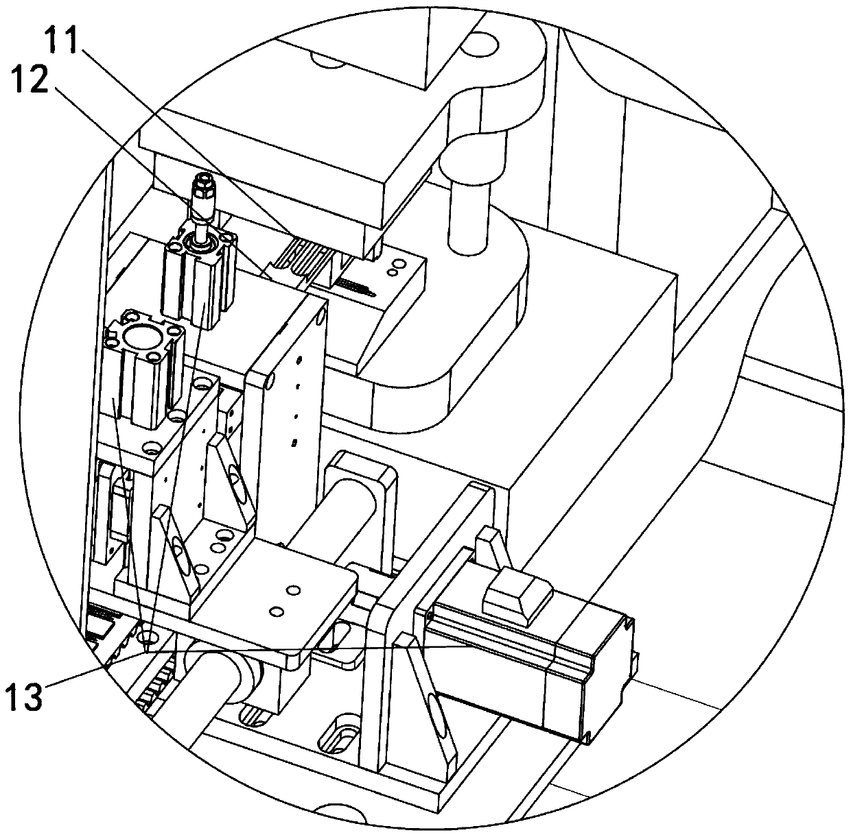 Finishing processing device for compressor bearing machining and working method