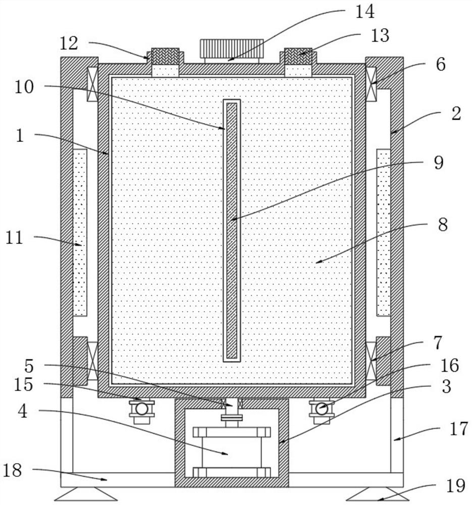 Reaction device for medical detection