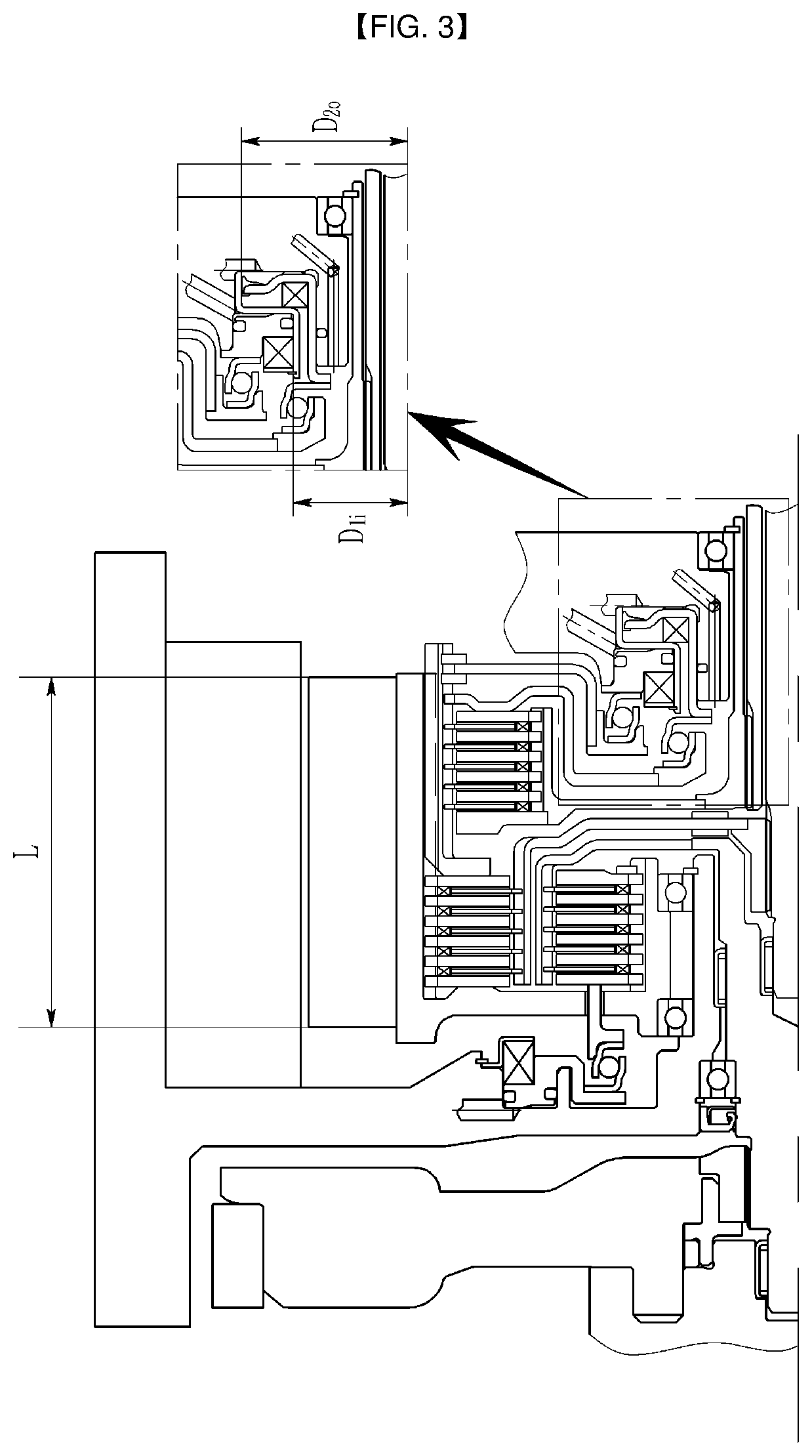 Triple clutch and actuator thereof