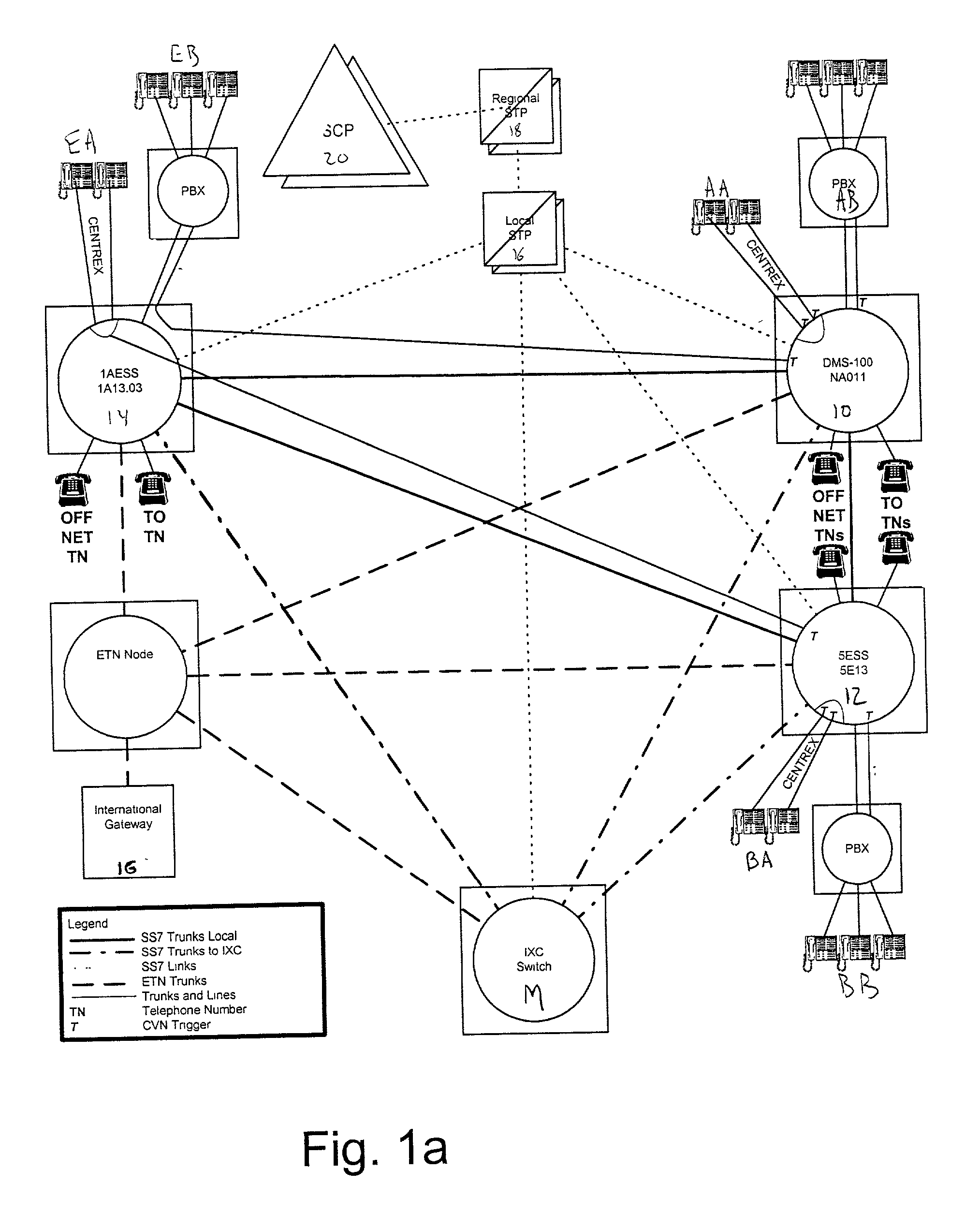 Method and system for processing telephone calls via a remote tie-line