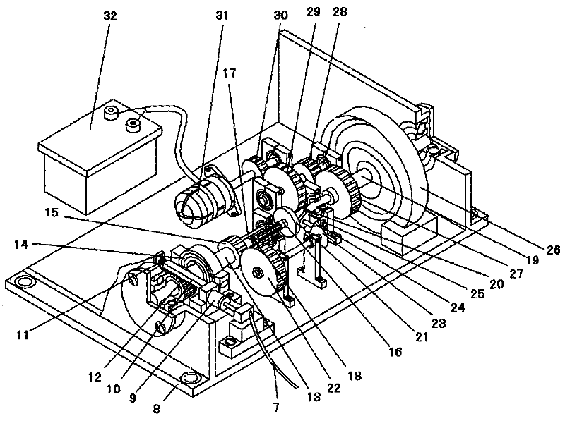 Highway deceleration strip generating set